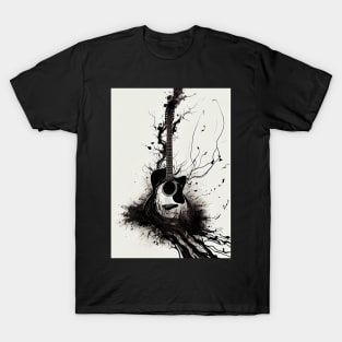 B&W Guitar Dreams T-Shirt